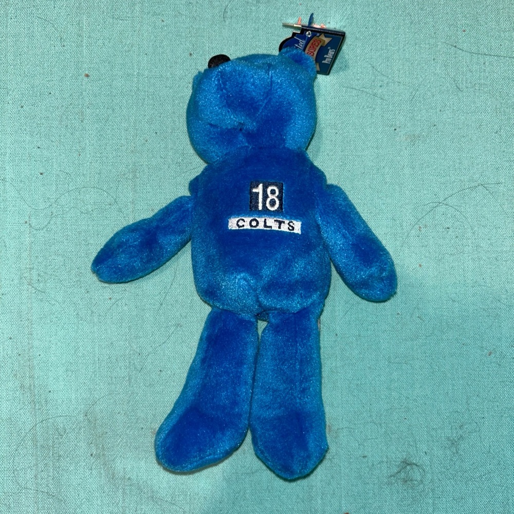 Peyton Manning Indianapolis Colts 1998 Limited Treasures Premium Pro Beanie Bear